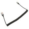 Mciro HD Multimedia Interface Spring Adapter Cable 4K 60Hz 18Gbps High Speed Cable for Tablet Camera TV Monitor HD Male