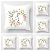 Nordic Fall Home Decor Autumn Throw Pillow Case Sofa Cushion Cover Velvet Modern 45x45cm 45*45 50x50 60x60 40x40 50*50 Letter