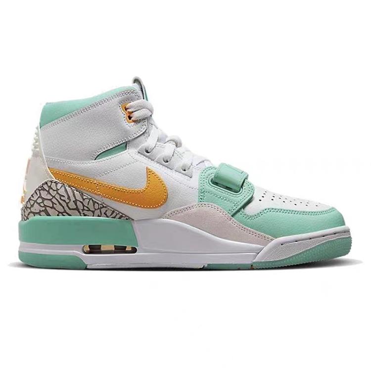 Jordan Legacy 312 Vintage Basketball Shoes Men's High top Green/White FV3625-181(Team56-hello)