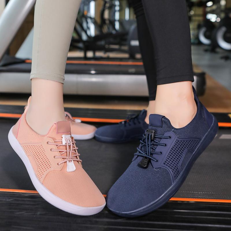 Men's and Women's Fitness Shoes Wide Feet Spring and Summer Barefoot Sports Shoes Wide Version Simple Running Shoes for Men