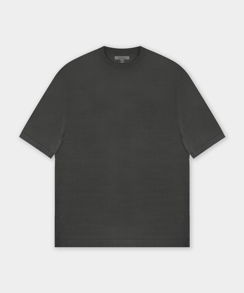 BIRBANTE Cool Mellow Crewneck Knit - Charcoal