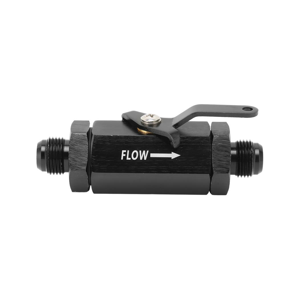 Aluminium Alloy Shut Off Valve Check Valve Fuel Fitting Automobile Repacking for AN8 Fuel Pipe