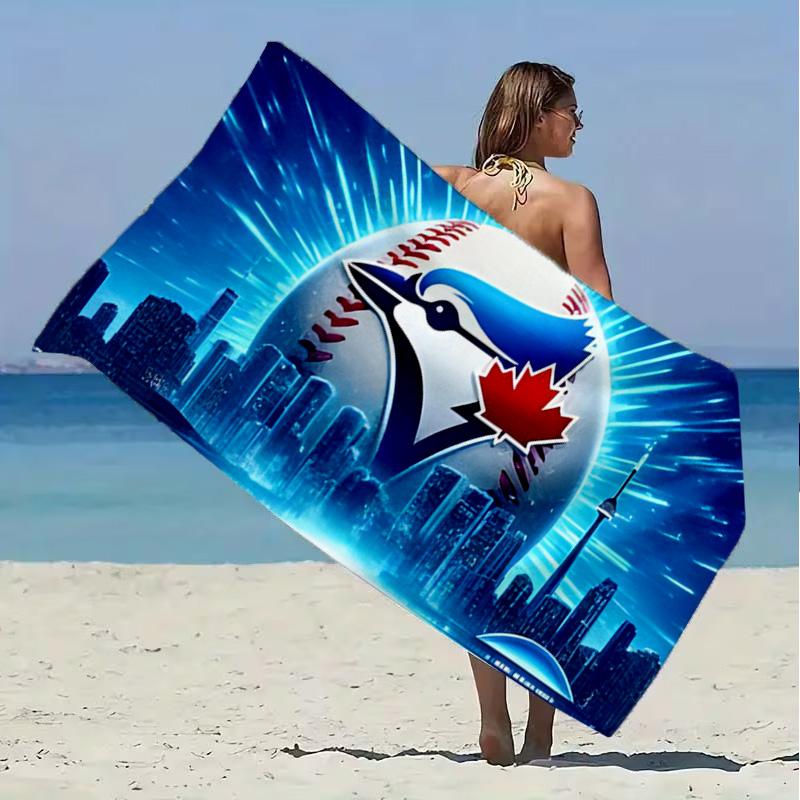 Blue Jays Beach Towel Microfiber Beach Towel Super Soft & Absorbent for Bath, Beach, Travel  Bath Time Accessory, Fan gifts