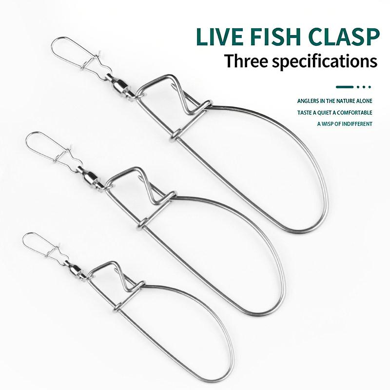 Fishing Tackle Accessories Fishing Lock Buckle Stainless Steel Live Fish Stringer