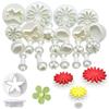 33PCS Biscuit Cutting Mold Spring Pressing Molds Leaf Star Heart Easy To Remove Fondant Cake Cookie Cutter Kitchen Accessory ZYF