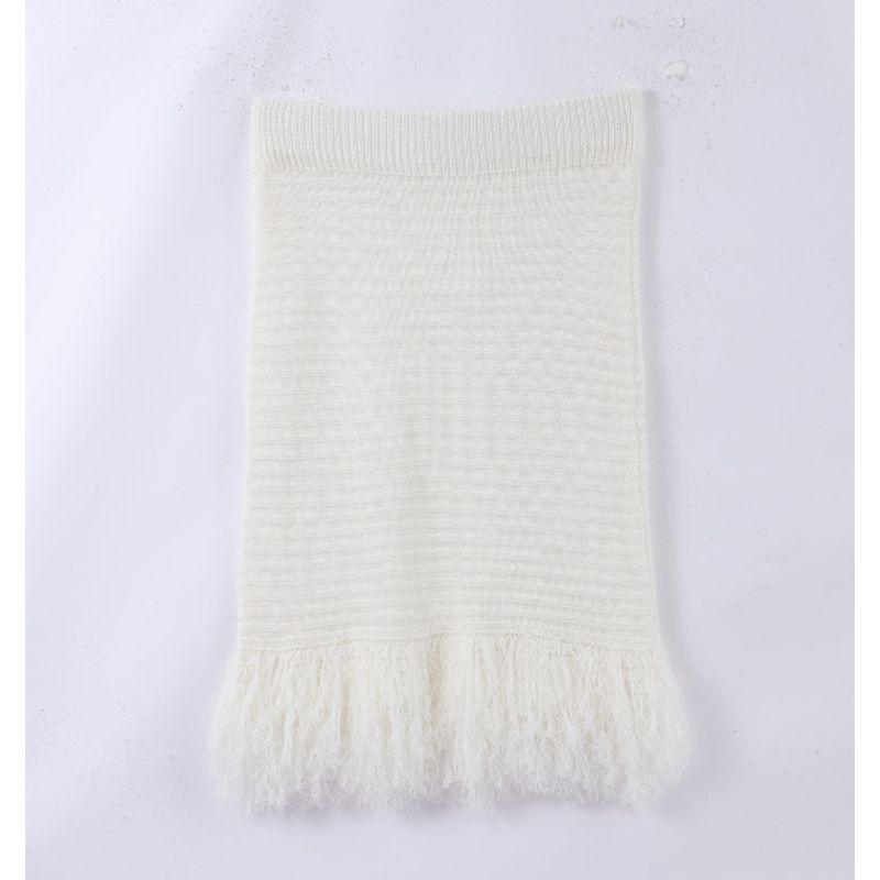 

Temperament Tassel Lapel Short sleeve Knit cardigan Skirt Set Cardigan Half Skirt Set Fringed Knitting Skirt L