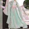 Hanfu New Embroidered Qi Skirt Tang Style Big Sleeve Cardigan Adult Women's Spring and Summer Thin Suit