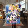 Japanese anime cute cartoon theme Sailor Moon Tsukino Usagi blanket suitable for home beds, sofa covers, office nap, outdoor warm blankets O7