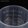 10Pcs 60ML Measuring Cup Transparent Plastic Scale Beaker Cups Lab Graduated Liquid Container Without Handle Kitchen Baking Tool