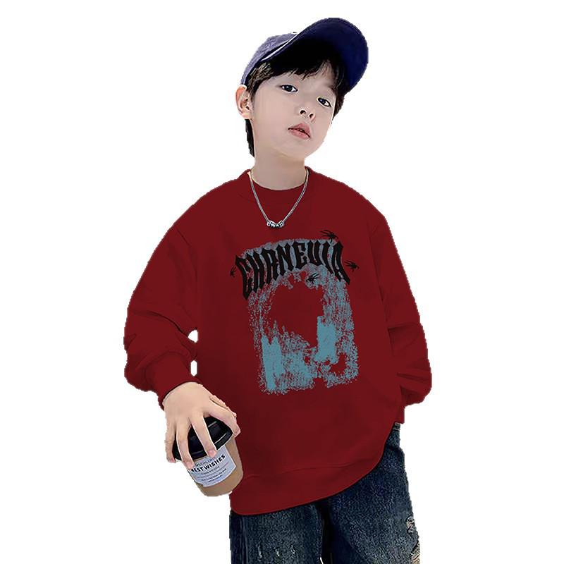 2025 Boys' Autumn Street Style Sweatshirt – Trendy Fashion for Toddlers & Kids