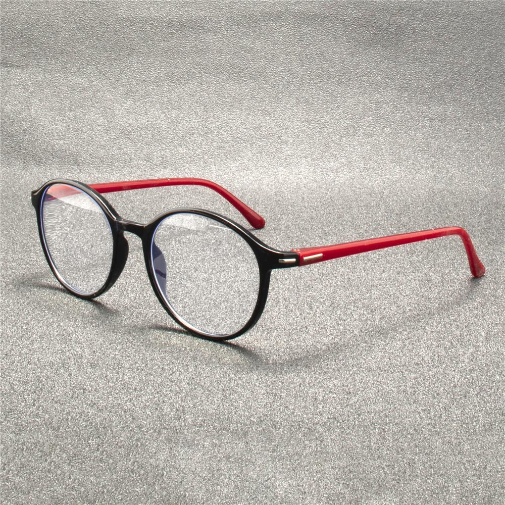 6PCS Ultra-Lightweight Blue Light Blocking Glasses - Stylish Round Frame Reading Glasses for Men & Women with PC Lenses