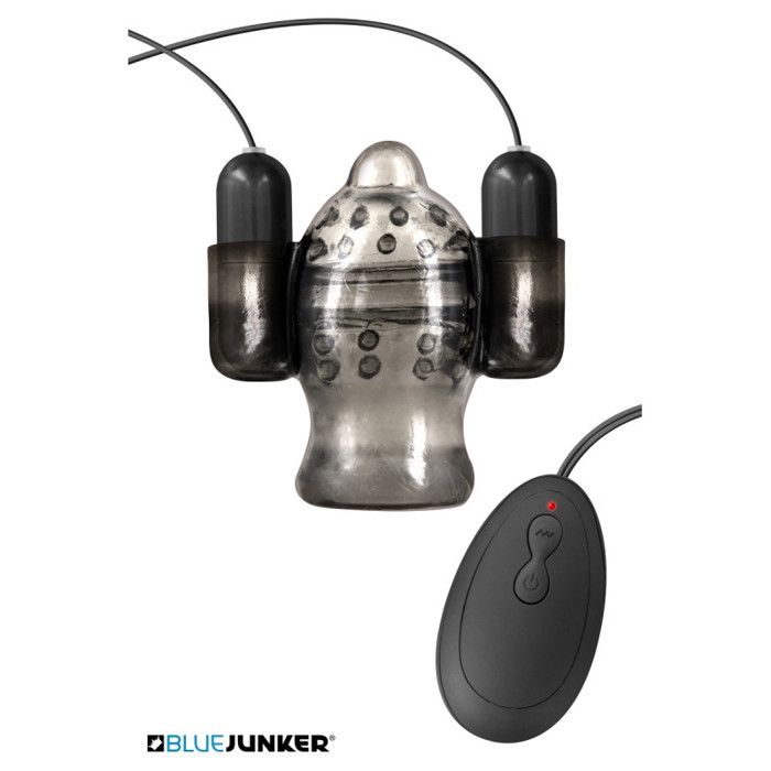 Masturbateur - Blue Junker - Stimulateur de gland - 20 modes de vibration - Télécommande - TPE ABS