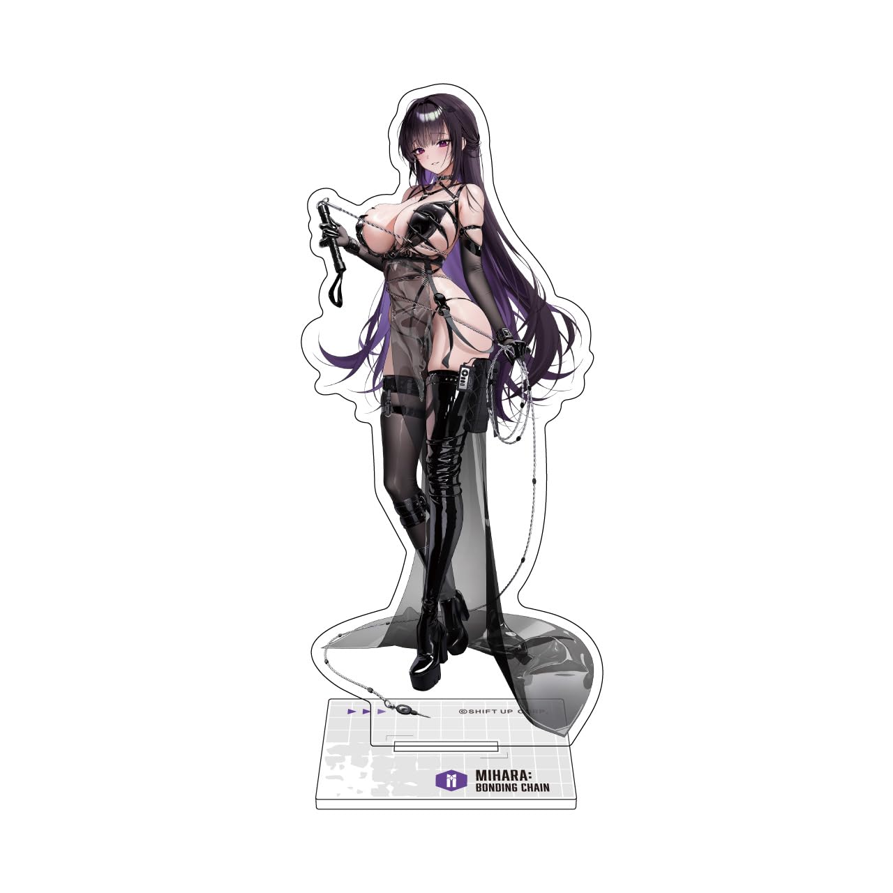 

Algernon Products Goddess of NIKKE Acrylic Stand Bonding Chain x 127mm Acrylic Victory Mihara Approx. 31-124 фіолетовий