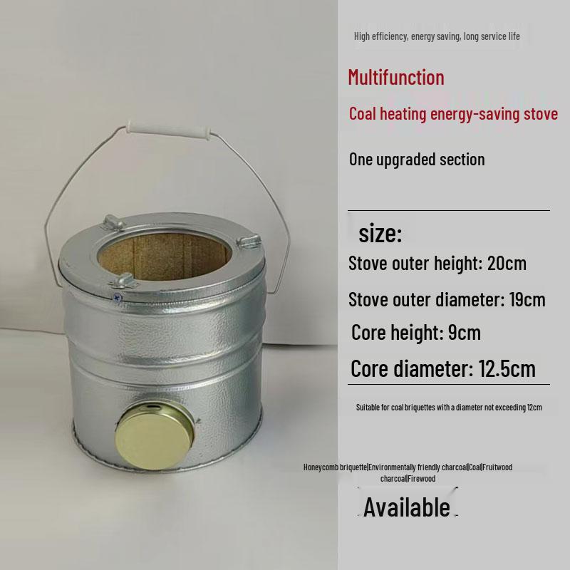 Compact Honeycomb Charcoal Stove for Household Heating and Boiling Water - Ideal for New Homes