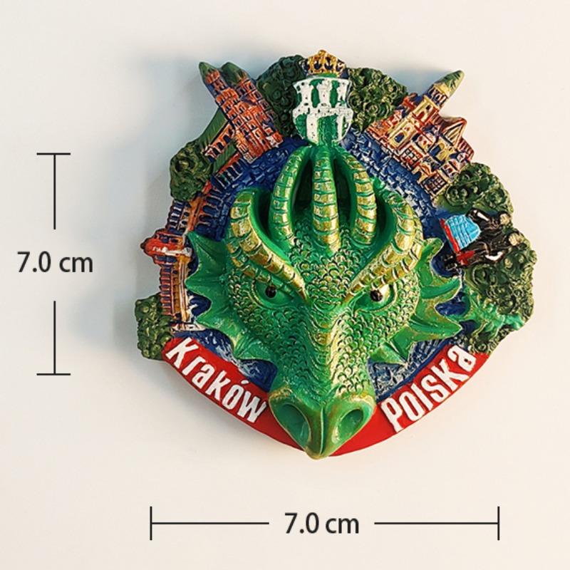 Polen Reise Souvenirs Warschau Kühlschrankaufkleber Krakau Kühlschrankmagnete Hochzeitsgeschenke Fotowand Magnetische Aufkleber