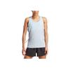 Adidas Letter Print Quick-Dry Running Sports Vest Women Vests Blue Silver-Gray IK3994