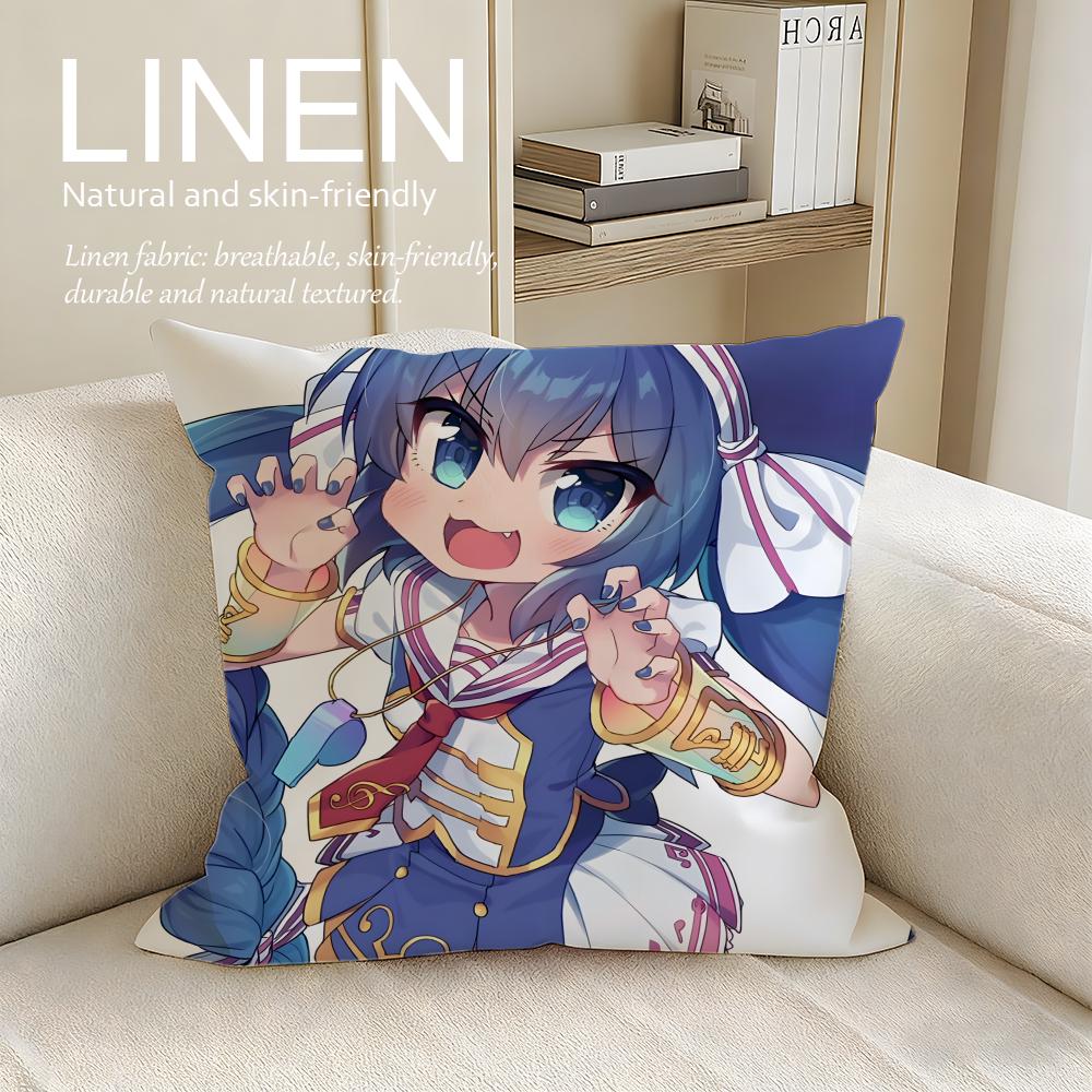 Cute OOtomachi UUna Cushion Cover Pillowcase Set Pcs x x Breathable Washable Sofa Cushion Cover