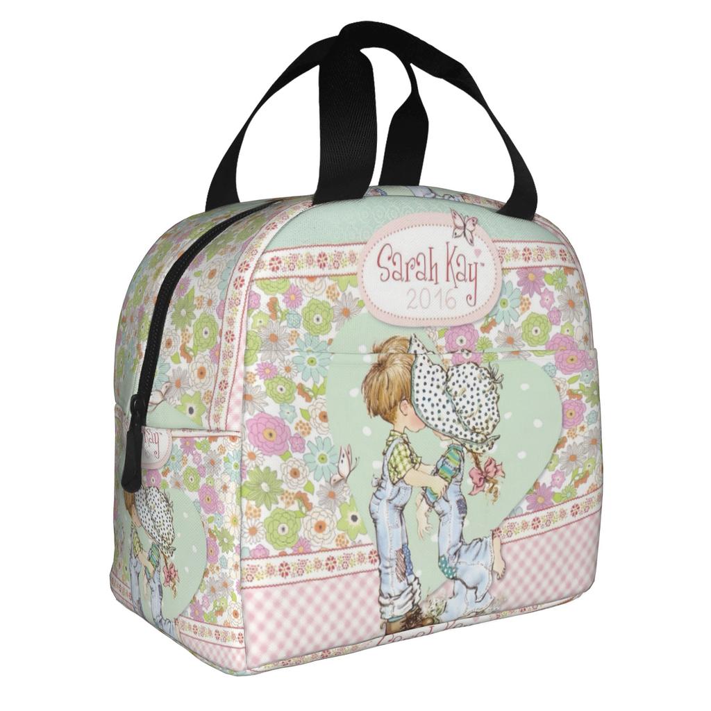 Cartoon S-Sarahs K-Kays Lunch Bag Men Women Kawaii Girl  Cooler Thermal Insulated Lunch Boxes for Adult Office