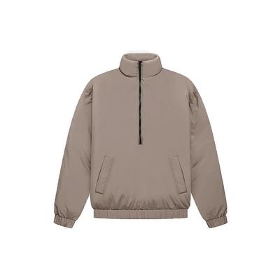 Ss22 Half Zip Puffer Men Outerwear Desert-Taupe Gray-Brown FOG-SS22-073