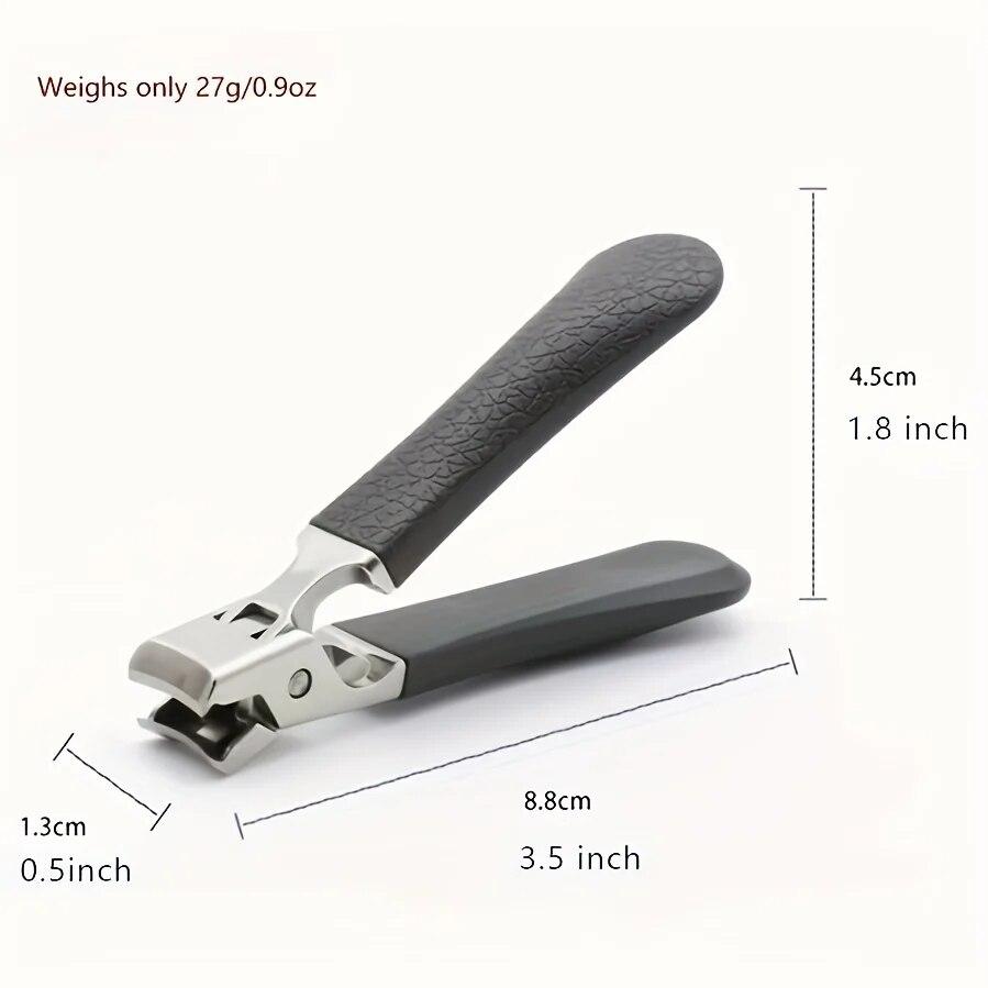 Professionelles Maniküre- und Pediküre-Werkzeug, Nagelknipser mit großer Öffnung, spritzwassergeschützt, superdicker Nagelknipser, geeignet für dicke Nägel