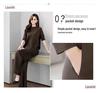 2026 Spring/Autumn Women's Slimming Wide-Leg Pants Skirt Suit - Age-Reducing, Tummy-Concealing, Stylish Two-Piece Set