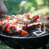 1/4 szt. Stojak na kiełbaski ze stali nierdzewnej Przenośny Wielokrotnego użytku Stojący Uchwyt na Hot Dogi Akcesoria do grilla kempingowego na świeżym powietrzu