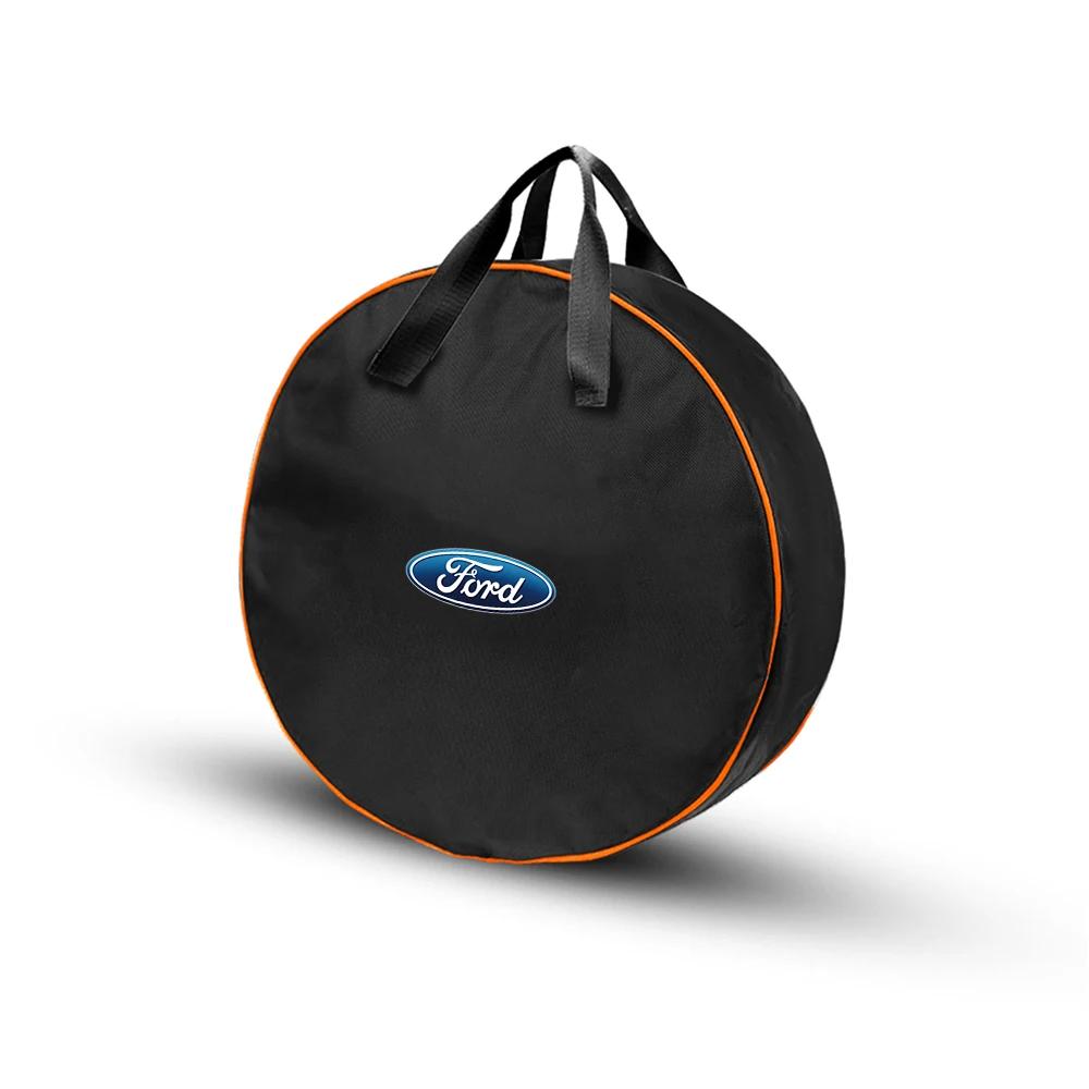 EV Car Charging Cable Storage Box Charger Carry Bag Waterproof Trunk Organizer For Ford Focus Mustang Ranger Fusion Mondeo Kuga