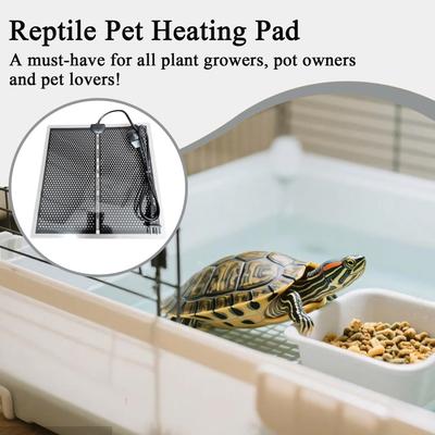 Reptile Heat Pad 5W Electric Heating Pad With Temperature Control Switch Waterproof Spider Snake Aquarium Pet Heater 5.9x5.51in