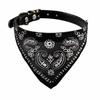 Sciarpa Bandana Collare Bandana Regolabile per Cane Cucciolo Gatto Bandana Triangolare Stampa PU Carino