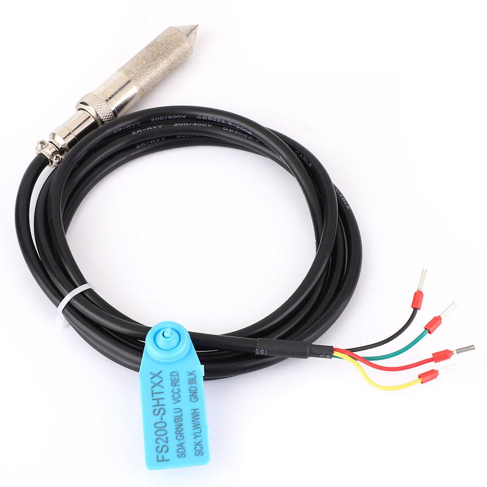 Digital Soil Moisture Sensor Meter Digital Low Consumption Soil Measuring Tool(FS200 SHT31)