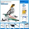 LUXTER 10" High-Power Sliding Compound Miter Saw for Woodworking