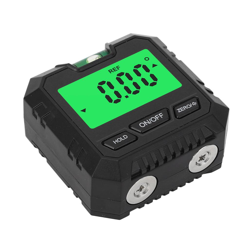 Digital Box Backlit LCD Display Magnetic Base 4 X 90 degrees Angle Gauge Meter Finder Protractor for Automotive Motorcycle