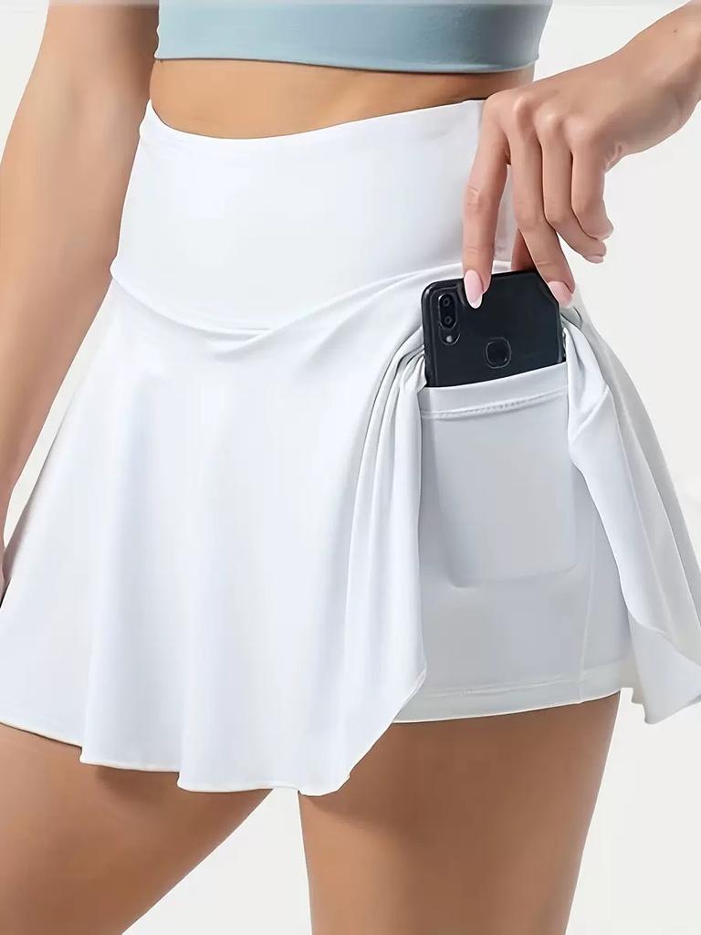 European And American Popular Yoga Skirt High Waist Pleated Summer Casual Skirt Women