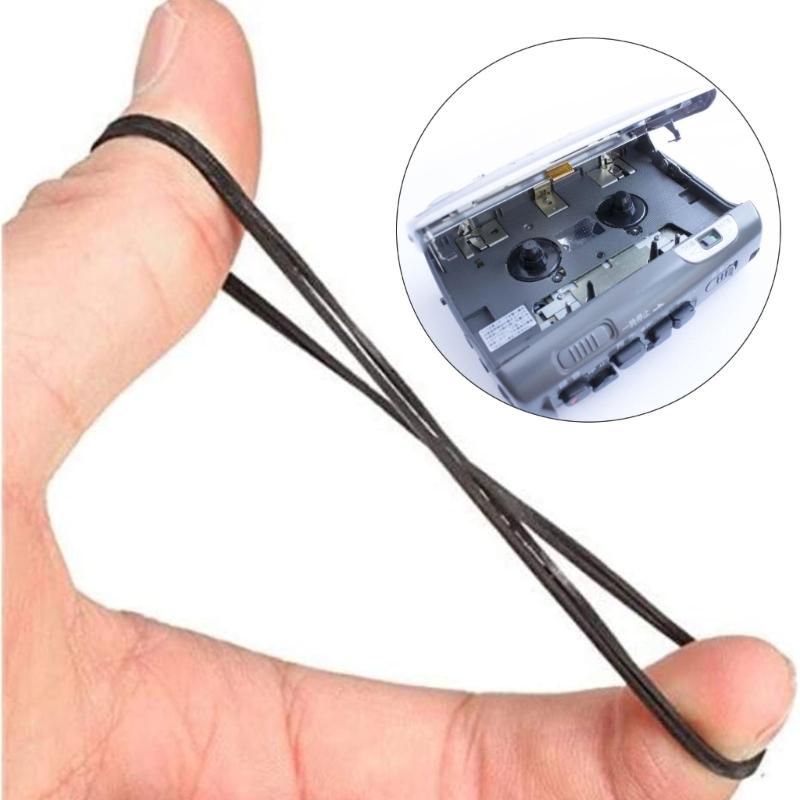 Durability Rubber Turntable Belt Replacement Smooth Operate Recorder Rubber Belt for Repair Belt-Drive Turntables