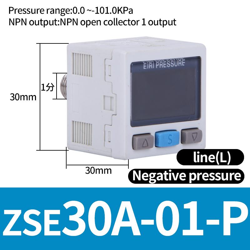 ZSE / ISE30A Pneumatic High-Precision Electronic Digital Display Pressure Switch ISE30A-01-N-L ZSE30A-01-P-L ZSE30AF-01-A
