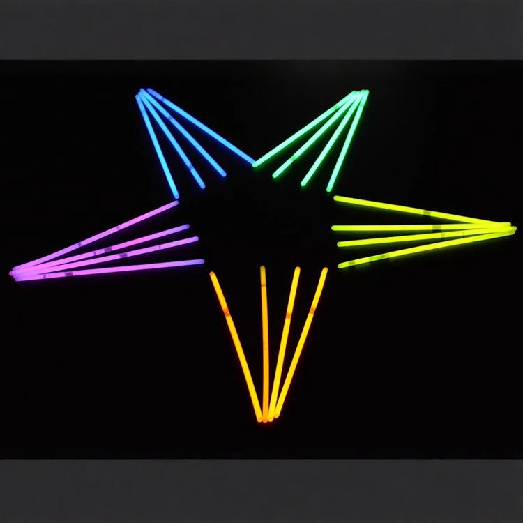 Flashing Glow Sticks with Connectors - Light Sticks for Street Stalls & Fluorescent Bracelets