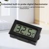 FY-10 Embedded LCD Digital Thermometer Temperature Sensor Temperature Tester Detector with Cable Without LR44 Battery