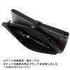 CCOMPANY LIMITED Pen Case Lupo 2 Second Genuine Leather Italian Leather Pencil Case x (Black Gray)