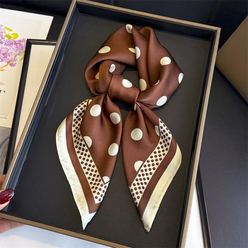 

Fashion Scarf Turban Hijab Luxury Print Female Headscarf Bandana Wraps Handkerchief Neckerchief Square Headband Shawl Windproof 70x70cm