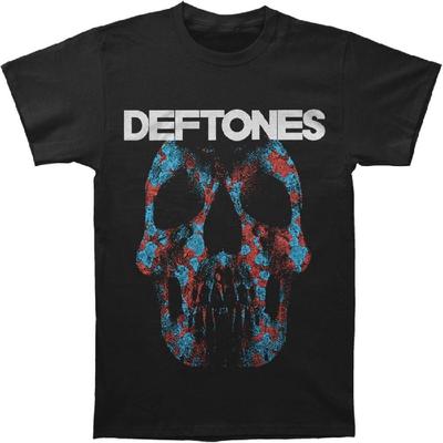 Deftones Herren Minerva Rose Schädel T-Shirt Medium Schwarz
