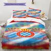 Set Biancheria da Letto con Fantasia Espagnola Copripiumino Federa Decorazione per la Casa Regalo (1 * copripiumino + 2 * federa, senza nucleo)