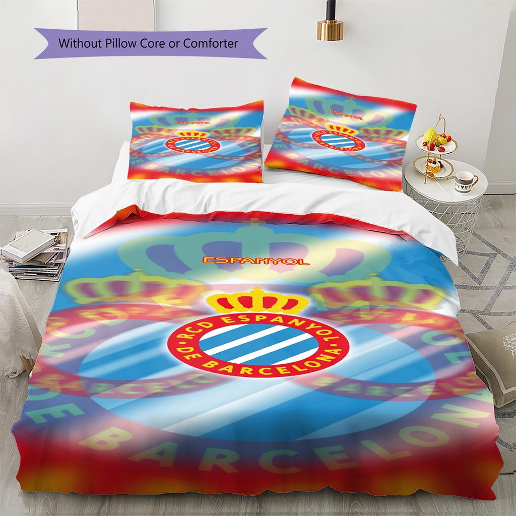 Set Biancheria da Letto con Fantasia Espagnola Copripiumino Federa Decorazione per la Casa Regalo (1 * copripiumino + 2 * federa, senza nucleo)