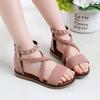 Girls Sandals Summer 2020 New Fashion Princess Shoes Korean Version of The Big Children's Soft-soled Beach Shoes Children's Roman Shoes