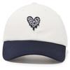 RXMC Melting Heart Two Tone Ball Cap_WHITE/NAVY