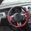 Car Shift Paddles Decorative Cover Stickers Fit For Ford Mustang 2015 Up Aluminum Alloy Interior Accessories