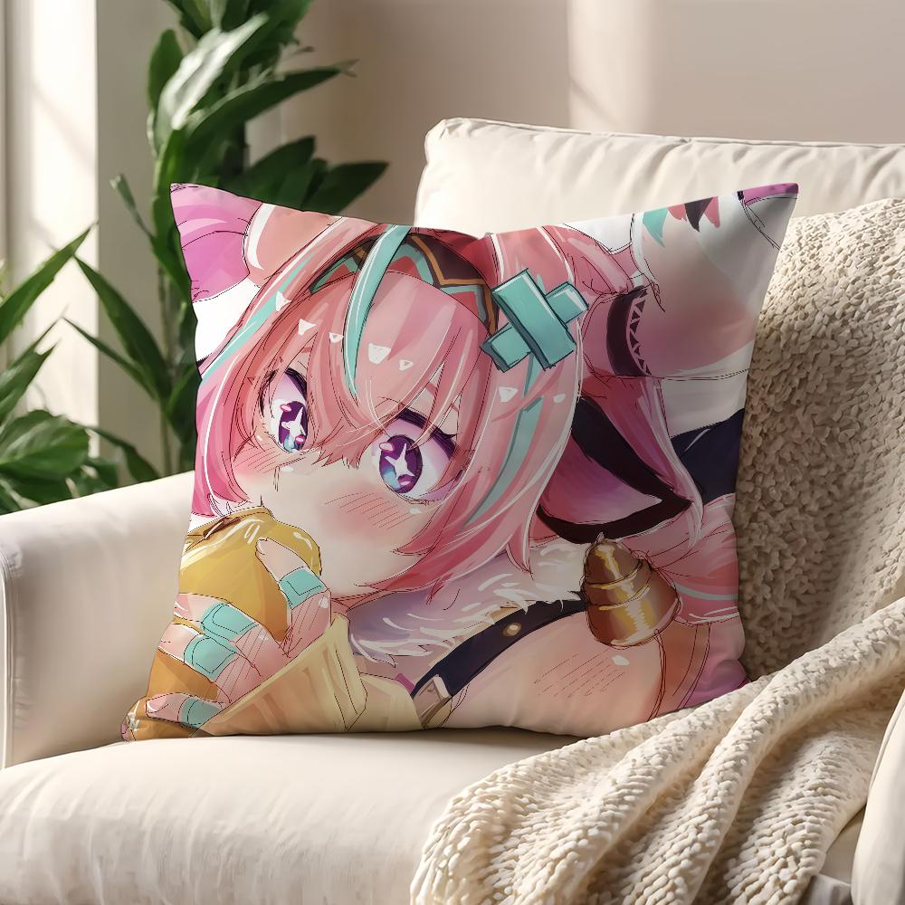 Game Varesa Genshin Impact cushion cover Pillow Cover Decoration Room Home Sofa living Office Car Nordic Simplicity