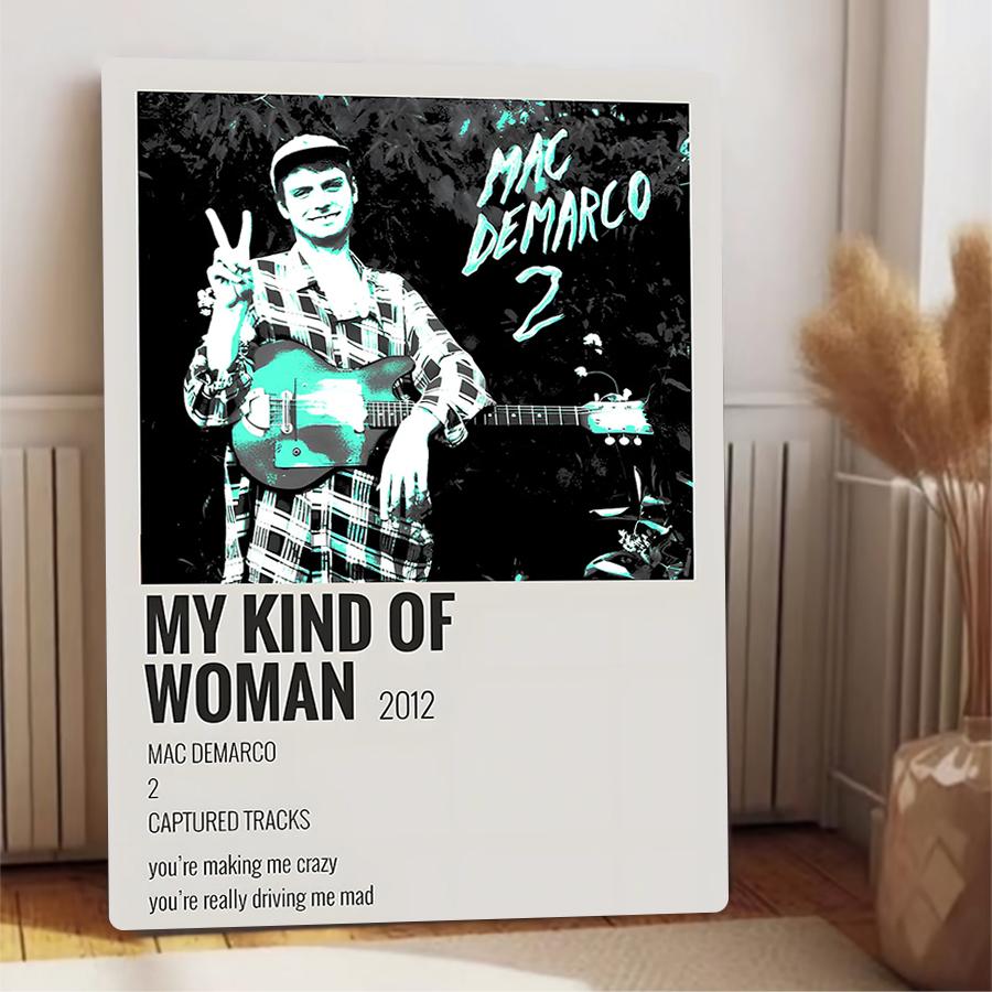 Mac DeMarco 2 My Kind of Woman Album Cover Custom Iron Painting Music Decor 2012 Captured Tracks