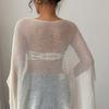 Lady See Through Shoulder Wrap Scarf Multipurpose Sun Shielding For Travel And Daily Use