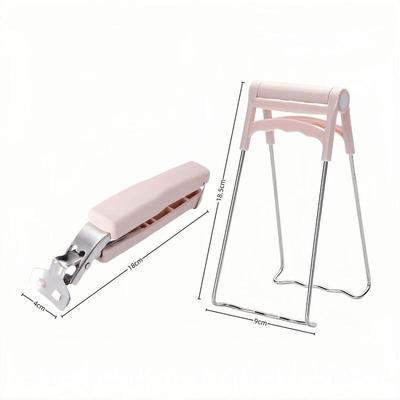 ZISIZ Anti-Scald Bowl Clip & Plate Gripper Set