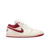 Zapatillas Air 1 Low Ruby para Mujer Crema Vela Rojo Varsity HJ9338-106